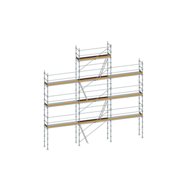 Lot échafaudage fixe acier transformable F3000 garde-corps 96m² Duari – Image 2