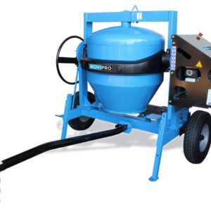 Bétonnière électrique NP 350 - 2 CV/1500 W - cuve 340 l - 191x95x160 cm - 308 kg