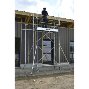 Echafaudage roulant AC Altitude acier -L 2,00 HT travail 4,90m